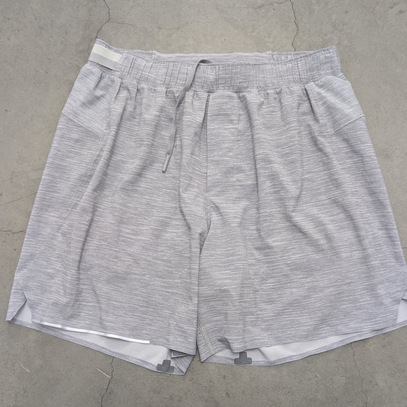 lululemon athletica Light Gray Men's Athletic Shorts, Medium